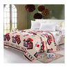 Two-side Blanket Bedding Throw Coral fleece Super Soft Warm Value 180cm 32