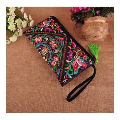 Fashioanble National Style Handbag Vintage Woman Embroidery Small Bag Coin Case