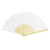 Folding Fan Paper Fan Hand Painted Plain Color Fan