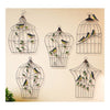 Modern Iron Bird Cage Wall Hanging Decoration   E