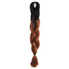 Afro Dyed Big Braid  Chic Gradient Ramp hair extension