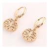 18K Gold Galvanized Zircon Earrings