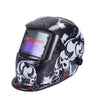 Auto Arc Welder Helmet with Quality Foam Headstrap & Fierce Skull Graphic Design