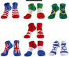 Socks -Men's - Male -7 pairs of FIags Ankle Socks