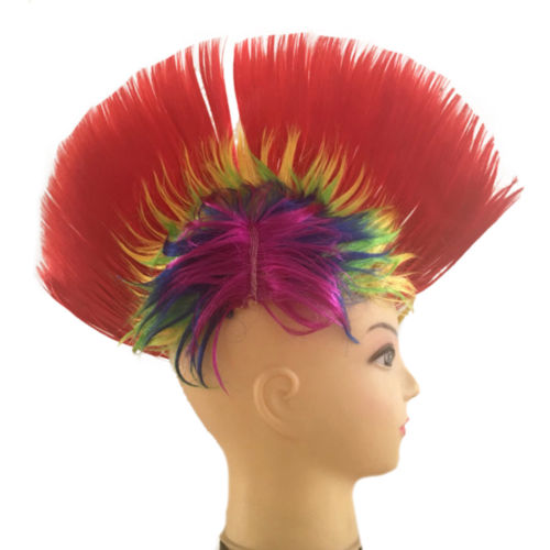 Dancing Party Wig Halloween Punk Cockscomb Hair