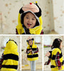 Kids Vest With Animal Hoodie Plush Fluffy Warm Jacket Great Gift For Children