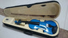 Student Acoustic Violin Size 1/8 Maple Spruce with Case Bow Rosin Teal Color