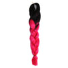 Afro Dyed Big Braid  Chic Gradient Ramp hair extension