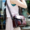 Rétro Cuir Pu Sac à Bandoulière Étui Appareil Photo pour Canon Eos 650d 600d
