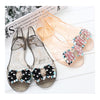 Manual Beands Transparent Jelly Shoes Beach Bowknot Peep-toe Sandals Summer