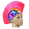 Lustroso Cresta de Gallo Pelo Punk Tapa Bright Peluca Rainbow Melocotón