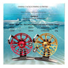 Aluminum Fishing Wheel Polley Fishing Gear  HE50   RED