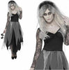 Hot Ladies Halloween Horror Zombie Corpse Bride Dead Scary Fancy Dress Costume