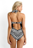 Sexy Aztec Print Hollow Back Monokini Bikini Swimsuit Swimwear Bathing Beach