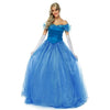 Blue Costume Full Dress Halloween Cosplay   F