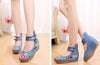 Old Beijing Cloth Shoes Embroidered Shoes High Heeled Shoes Woman National Style