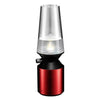 Nostalgic USB LED Blow Controlled Light Night Lamp Fake Kerosene Lamp   Red