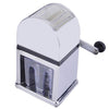 Manual Ice Crusher Shaver Maker Machine  Zinc Alloy Shell Chrome Plated