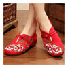 Camellia Old Beijing Embroidered Cloth Shoes