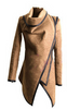 Womens Gorgeous  Chic Convertible Asymmetric Wrap Blazer Coat Jacket