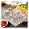 Small Fried Food Basket Stainless Steel G rectangle