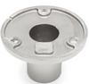 Rail/Stanchion Round Base 316 Stainless Steel Boat for 7/8â 22mm Tube 90 Degree