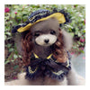 Dog Pet Clothes Cloak Wig Hat Suit