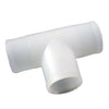 100 Pièces Poulet Accessoires 25mm PVC 6cm T Droit Courbe T