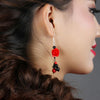 Red Rose Original DIY Special Offer National Style Earring Woman