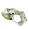 Huevo Tart Tinfoil Molde Forma de Estrella 120pcs