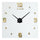 Acrylic Wall Clock DIY Digit Mirror Living Room   light golden