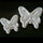 Doubletree Baking DIY fondant cake mold 2pcs butterfly stamp embossed stamp