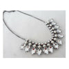 Tendance Collier Verre Griffe Zircone Luxueux Femme Clavicule Collier Whi