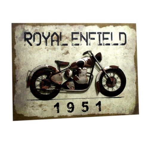America Village Vintage Motorcycle Wall Hanging Decoration