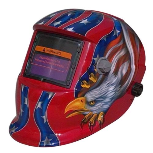 Jackson Welding Helmets in Ravishing Red Color & Stunning Eagle Graphics