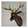 Plastic Deer Head Wall Hanging Decoration bronze