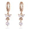 18K Gold Galvanized Zircon Earrings