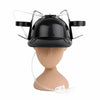 Beer Drinking Helmet Hat Game Drink Fun Party Baseball Dispenser  black