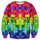 Womens Mens 3D Print Realistic Space Galaxy Animals Hoodie Sweatshirt Top Jumper