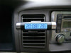 2 In 1 LCD Display Thermometer Car Electronic Clock Type Of Air Outlet Clamp