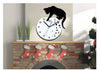 Cat climbing on the Clock Wall Clock Fashionable Creative Small Cat Wall Clock