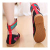 Old Beijing Cloth Embroidered Shoes Facial Makeup