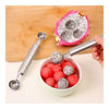 Fruit Baller Double-headed Spoon Ice Cream Stainless Steel