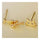 18K Gold Galvanized Austrian Zircon Ear Studs Cat Fish