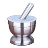 Stainless Steel Garlic Pounder Press big with cover