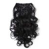 50cm Long Curled Wavy bundle Hair extension 7 clips in luxury Fashion