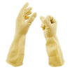 40cm medium thick Acid and Alkali Resistant Latex Gloves Work Protection   yello