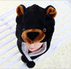 New Cartoon Animal Hat Winter Hat Costume Hat Ear Warm Cap Earmuff  Gift Unisex