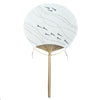 Rond Ventilateur Main Peinture Poisson Cadeau Gris