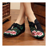 Camellia Old Beijing Embroidered Cloth Shoes